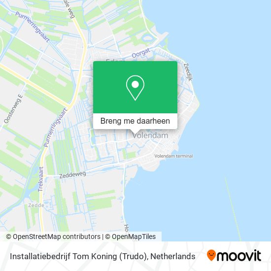 Installatiebedrijf Tom Koning (Trudo) kaart