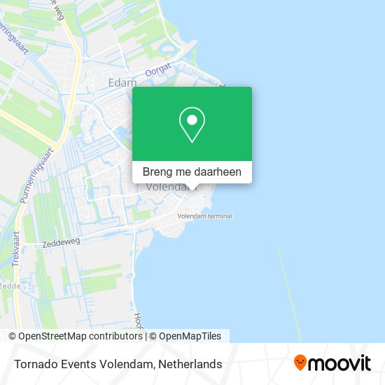 Tornado Events Volendam kaart