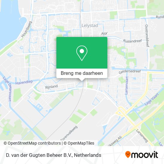 D. van der Gugten Beheer B.V. kaart