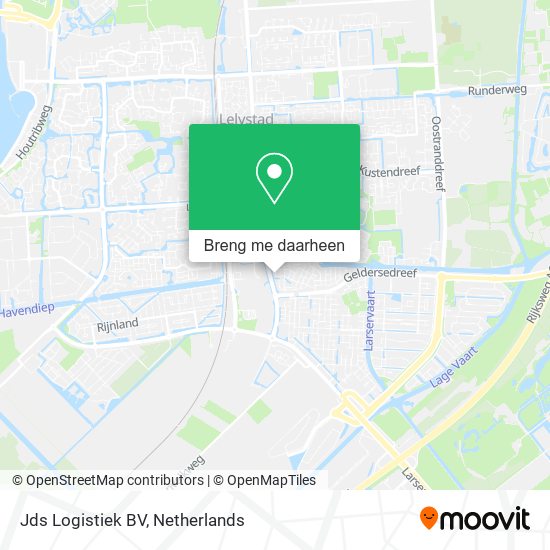 Jds Logistiek BV kaart