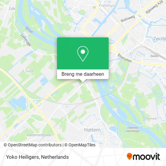 Yoko Heiligers kaart