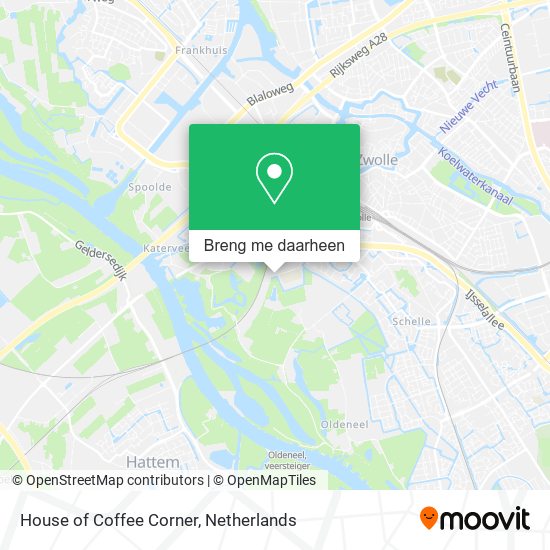 House of Coffee Corner kaart