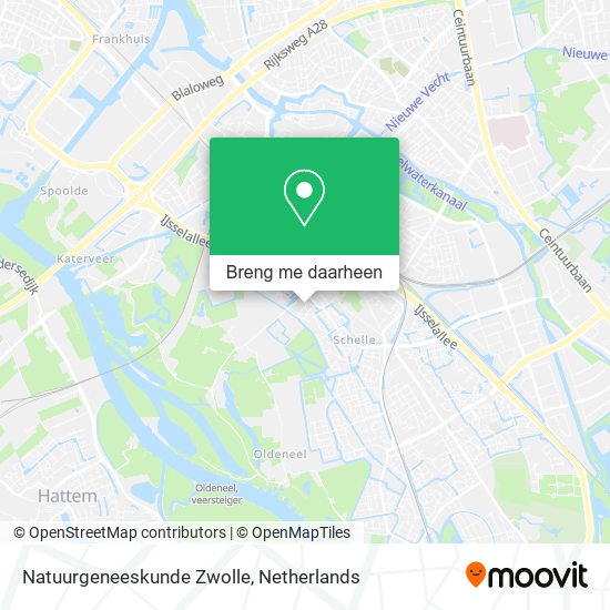 Natuurgeneeskunde Zwolle kaart