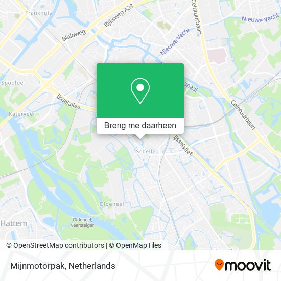 Mijnmotorpak kaart