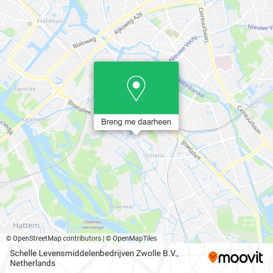 Schelle Levensmiddelenbedrijven Zwolle B.V. kaart