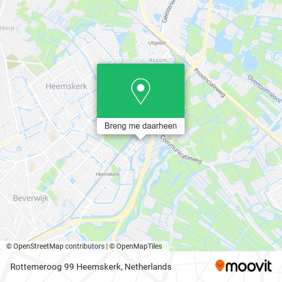 Rottemeroog 99 Heemskerk kaart