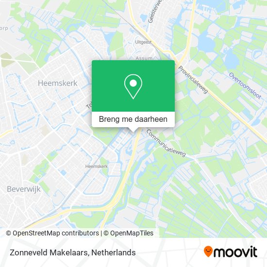 Zonneveld Makelaars kaart