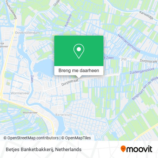 Betjes Banketbakkerij kaart