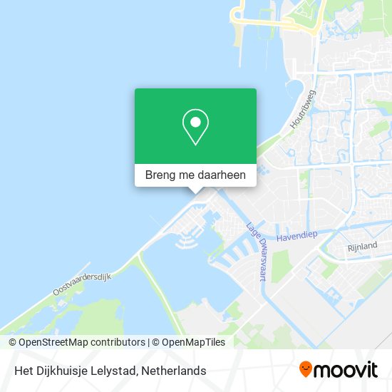 Het Dijkhuisje Lelystad kaart