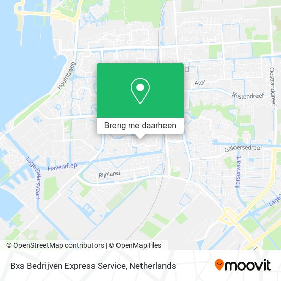 Bxs Bedrijven Express Service kaart