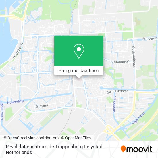 Revalidatiecentrum de Trappenberg Lelystad kaart