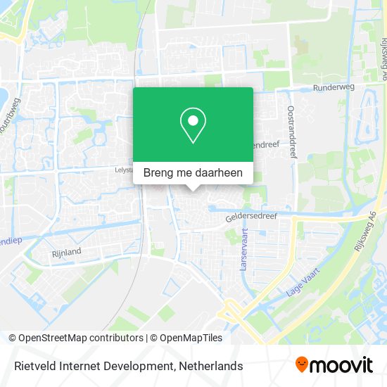 Rietveld Internet Development kaart