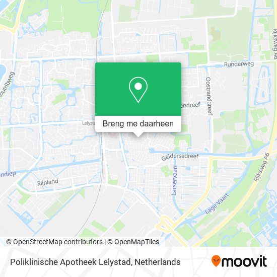 Poliklinische Apotheek Lelystad kaart