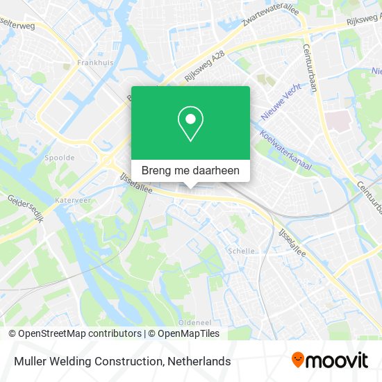 Muller Welding Construction kaart