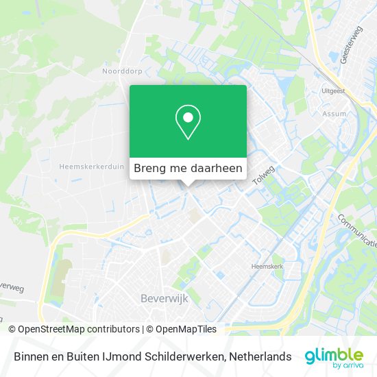 Binnen en Buiten IJmond Schilderwerken kaart