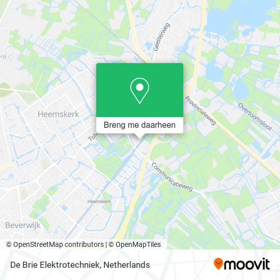 De Brie Elektrotechniek kaart