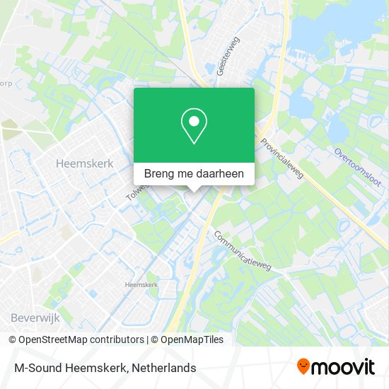 M-Sound Heemskerk kaart