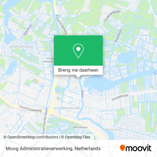 Moog Administratieverwerking kaart