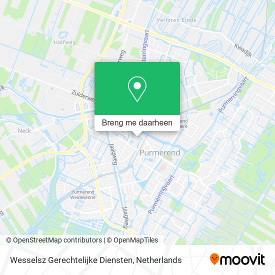 Wesselsz Gerechtelijke Diensten kaart