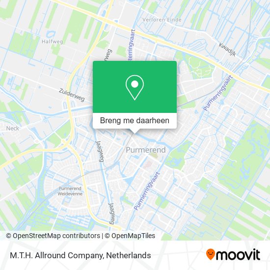 M.T.H. Allround Company kaart