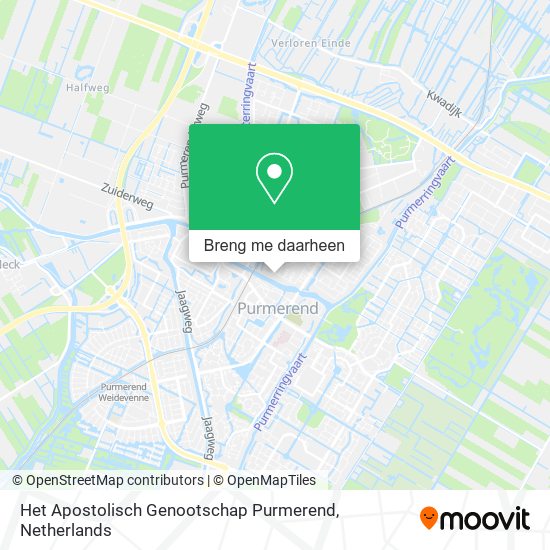 Het Apostolisch Genootschap Purmerend kaart