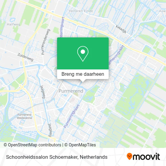 Schoonheidssalon Schoemaker kaart
