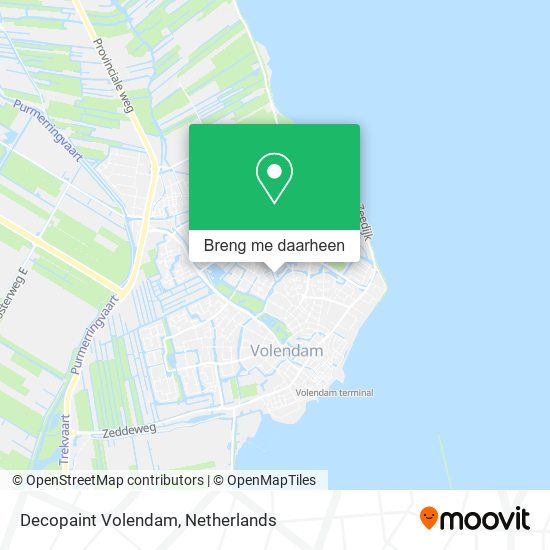 Decopaint Volendam kaart