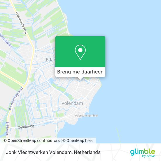 Jonk Vlechtwerken Volendam kaart