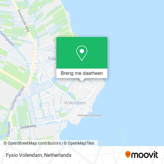 Fysio Volendam kaart