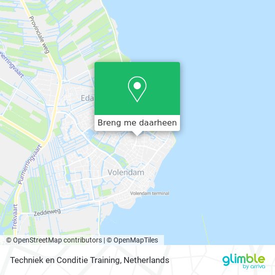 Techniek en Conditie Training kaart