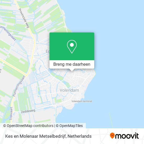 Kes en Molenaar Metselbedrijf kaart