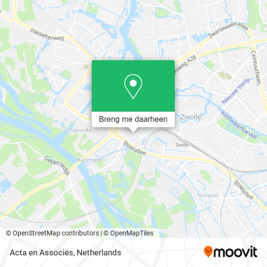 Acta en Associés kaart