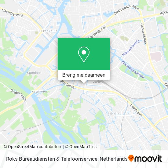 Roks Bureaudiensten & Telefoonservice kaart