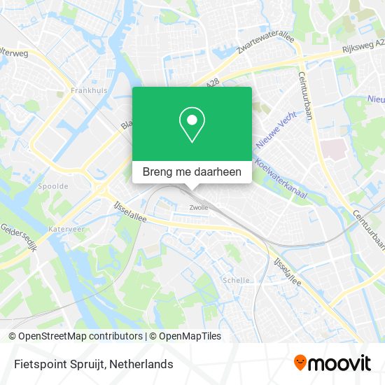 Fietspoint Spruijt kaart