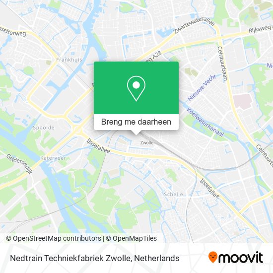 Nedtrain Techniekfabriek Zwolle kaart