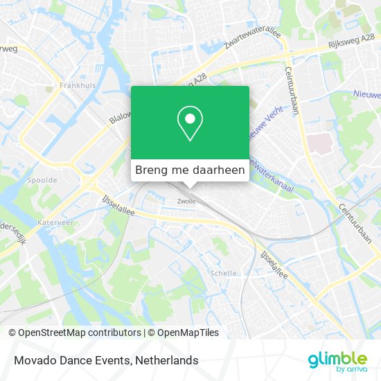 Movado Dance Events kaart