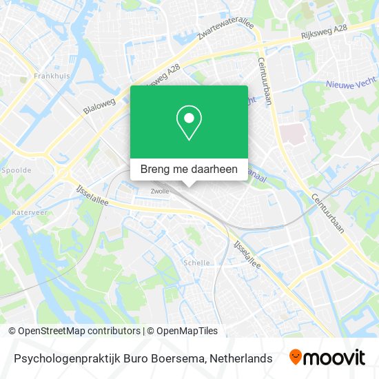Psychologenpraktijk Buro Boersema kaart