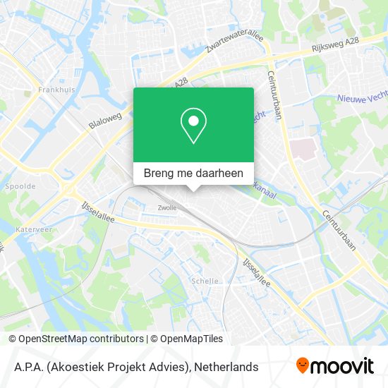 A.P.A. (Akoestiek Projekt Advies) kaart