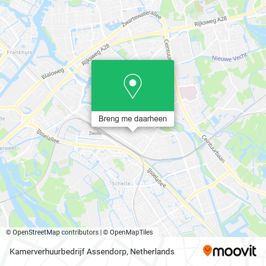 Kamerverhuurbedrijf Assendorp kaart