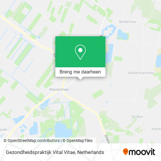 Gezondheidspraktijk Vital Vitae kaart