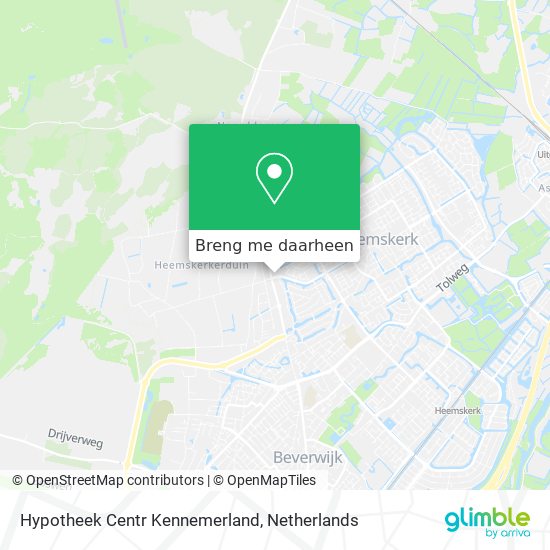 Hypotheek Centr Kennemerland kaart