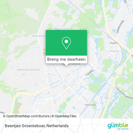 Beentjes Groenteboer kaart