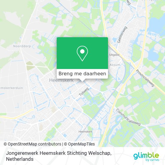 Jongerenwerk Heemskerk Stichting Welschap kaart