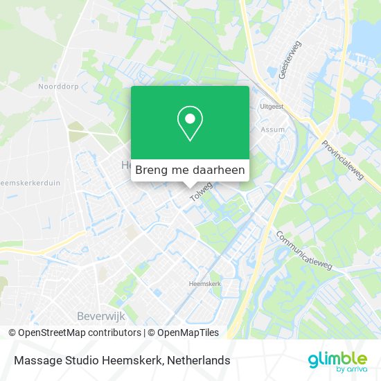 Massage Studio Heemskerk kaart