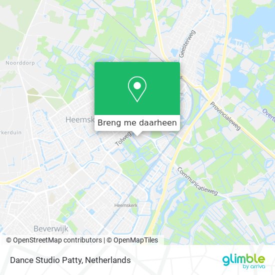 Dance Studio Patty kaart