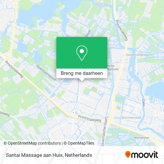 Santai Massage aan Huis kaart