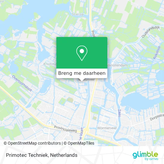 Primotec Techniek kaart