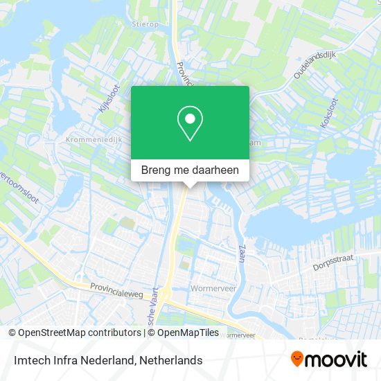 Imtech Infra Nederland kaart