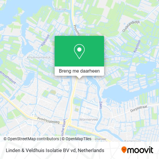 Linden & Veldhuis Isolatie BV vd kaart