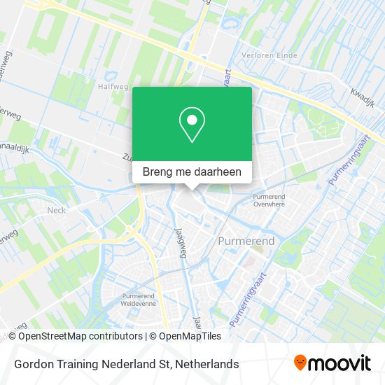 Gordon Training Nederland St kaart